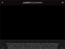 Tablet Screenshot of jasoncolemanmusic.com